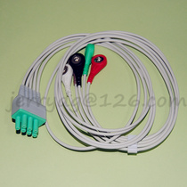 Compatible with Mindray telemetry ECG lead line 5-lead