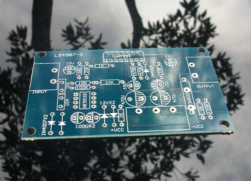 Constant current type TDA7294 power amplifier PCB empty board