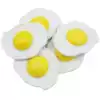 Kindergarten dress up wine simulation toy girl child baby sun egg model omelette Poached egg teaching aid