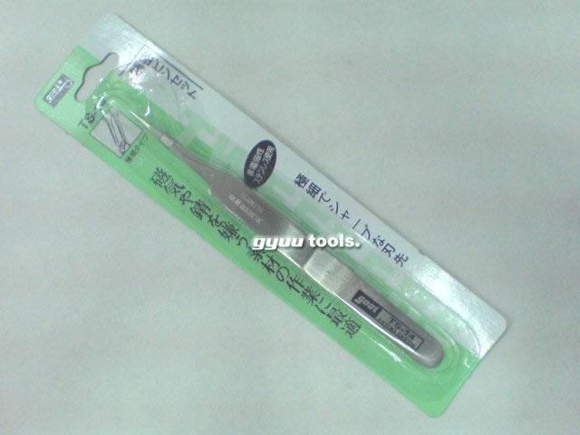 gooi stainless steel tweezers TS-14 handmade model drilling picture Mega phone pick a nest of woolen nie sub cramp knead