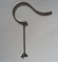 Fine thrush stainless steel bird cage accessories folding Bamboo Bamboo old bamboo bird cage hook adhesive hook pure copper accessories