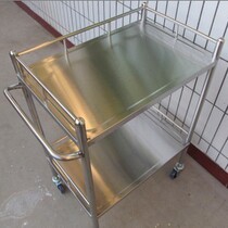 Special price thickened stainless steel instrument desk hospital with small cart instrument cart Surgical car for drug replacement