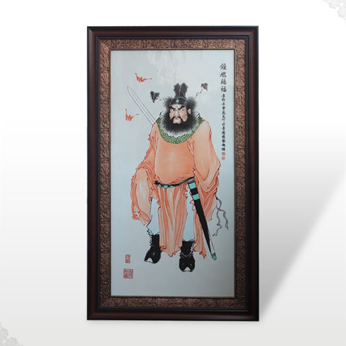 Offered home - cooked adornment in jingdezhen porcelain hand - made porcelain plate painting masters Cao Zhiyou checking ceramic art