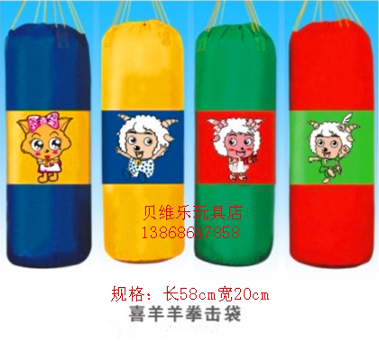 Child Boxing Sandbag Boxer Sets Hanging Kid Boxing Kit Sandbag Suit Solid Home Training Loose Mix