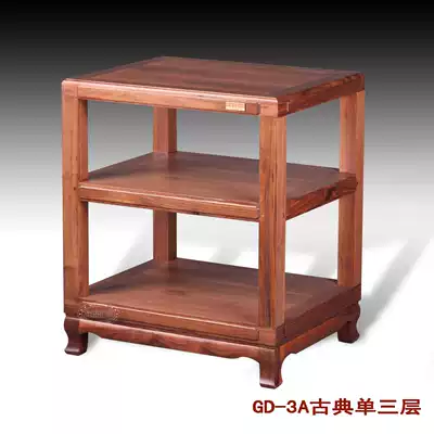 Sound element GD-3A tiger claw classical single three-layer solid wood rack Audio rack Audio rack(direct sales store)