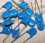 Import of new high pressure porcelain sheet capacitor 2KV 681K