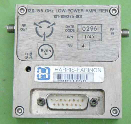 HRS 12-15 5G Microwave amplifiers 101-109375-001