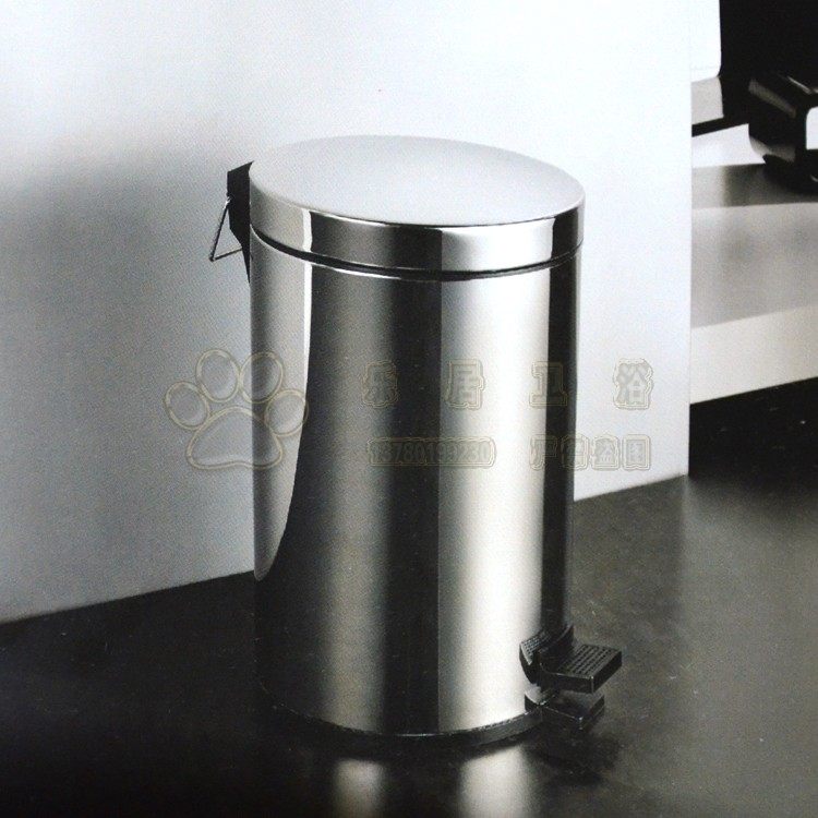 304 stainless steel 8L trash bin storage barrel