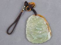 Ancient jade old jade collection Burmese jade A goods~with sugar-covered Maitreya pendant