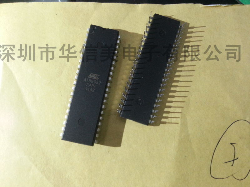 Single wafer AT89C52-24PI AT89C52 DIP40 DIP40 brand new original imported