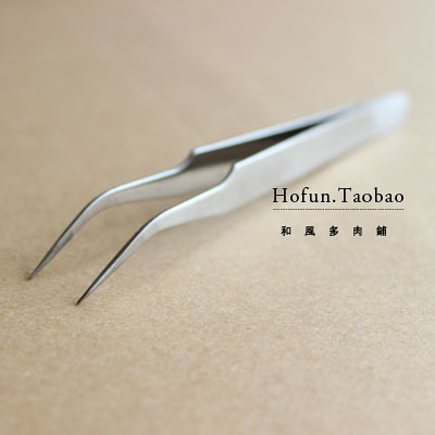 Micro-landscape gardening tool straight tweezers bending tweezers pliers stainless steel multi-meat combined planting special tools