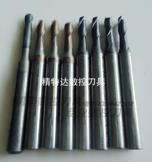 Import plus hard old milling cutter D6 handle 1MM-5MM flat ball old tungsten steel alloy numerical control cutter 10 send one
