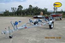 Assault boat speedboat yacht trailer single axle whole vehicle hot dip galvanized