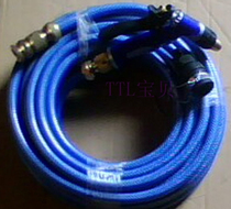 Garden Tools 10 Meters Blue Reinforced Water Pipe for Car Washing and Watering Flowers Spray Gun Set