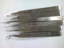 Tweezers Hong Kong flying deer RST series 10 11 12 13 14 15 plus hard stainless steel tweezers 4 5 yuan