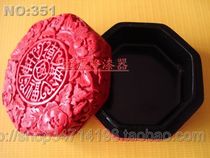 (Hong Taisheng Lacquerware)Beijing lacquer ring box Fu Manqiankun Shanxi Lacquerware fashion jewelry box gift