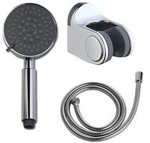 Supercharged shower shower head shower shower set handheld shower head three-piece set hose nozzle bracket