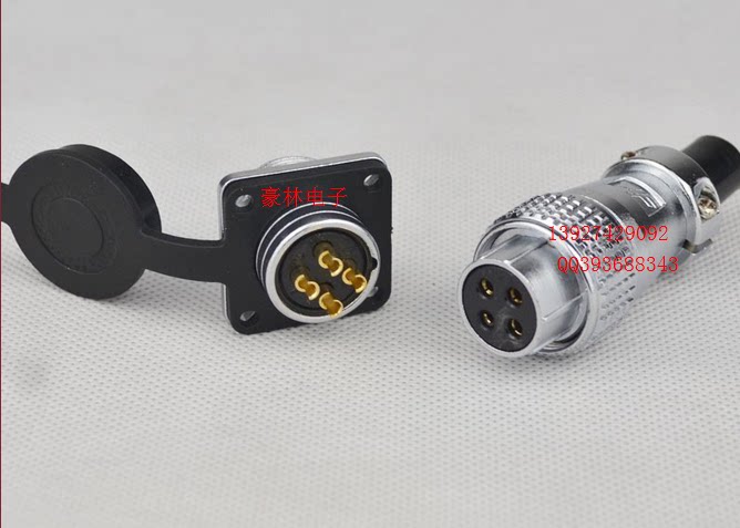 Yongfeng aviation plug YF20-4 core aviation plug socket 20-2 core to 9 core connector industrial plug