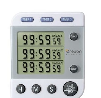 Osia three-channel timer WB388 counter time date alarm clock forward and reverse timing