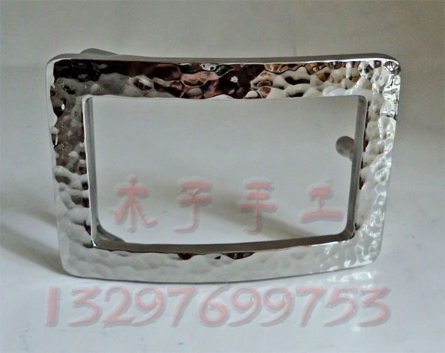 Belt buckle handmade 5MM thick cubic tattoo belt buckle fit 3 8CM wide leather strap (custom)