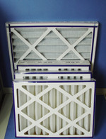 Filter screen for air conditioning in the Heylos machine room