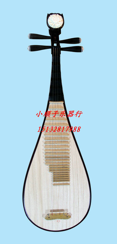 Factory direct Xinghai adult pipa black flower blooming rich headdress hardwood adult pipa with nail tape