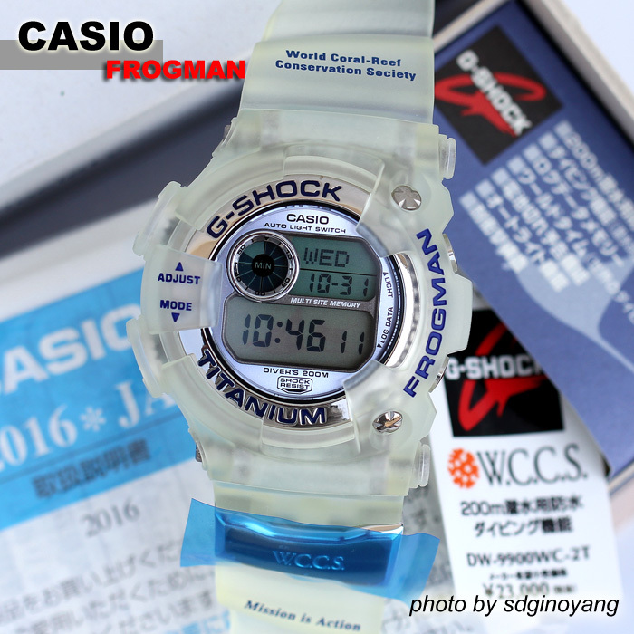 CASIOCASIOG-SHOCK FROGMAN DW-9900WC-2T WCCS.蛙人