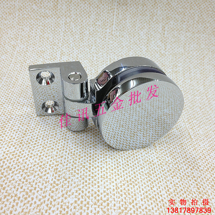 High-grade wine cabinet glass hinge Glass hinge Display cabinet Glass hinge hinge one-sided wall hinge