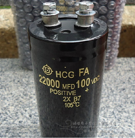 Imported Hitachi 100V22000UF 80V audio filter power amplifier fever capacitor quality assurance