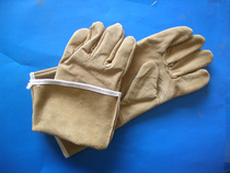 Supply of domestic cattle two-layer leather welding gloves Welding gloves protective gloves