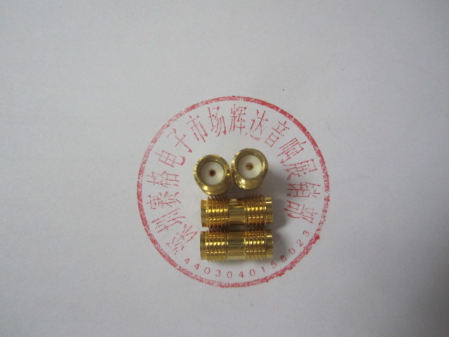 SMA mother-to-mother-to-SMA mother-to-SMA mother conversion head SMA-KK SMA hole pair-hole double-hole straight-through