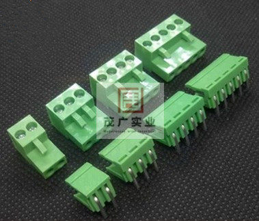 PLUG-IN TERMINAL BLOCKS BEND FEET 15EDGK R SPACING 3 81MM