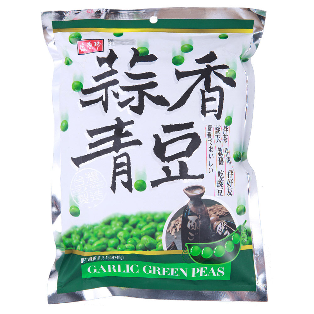 【天猫超市】台湾进口坚果 盛香珍蒜香青豆240g/袋 休闲零食