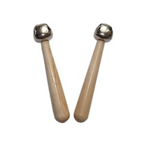 Environmentally friendly rattle 1 zero stick bell log rattle baby toy Orff early education teaching aids childrens musical instrument