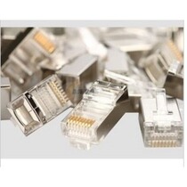 Original three fort six 8P8C C6 network shield crystal head RJ45 shield net head bag 30 boxes 100