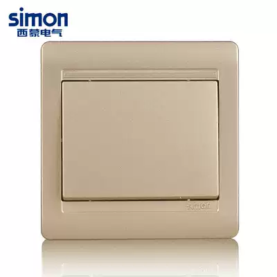Simon Switch Socket 55 Series Champagne Gold One Bit Dual Reversing Switch N51026B-56