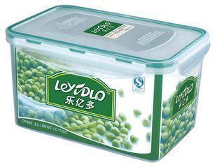 Leyiduo crisper box rectangular plastic sealed leak-proof crisper box ກ່ອງເກັບຮັກສາສິນຄ້າແຫ້ງ CP053 2000ml