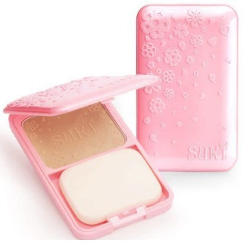 SUKI 新品 樱姬极净完美丝绒粉饼 柔光升级版 干湿两用
