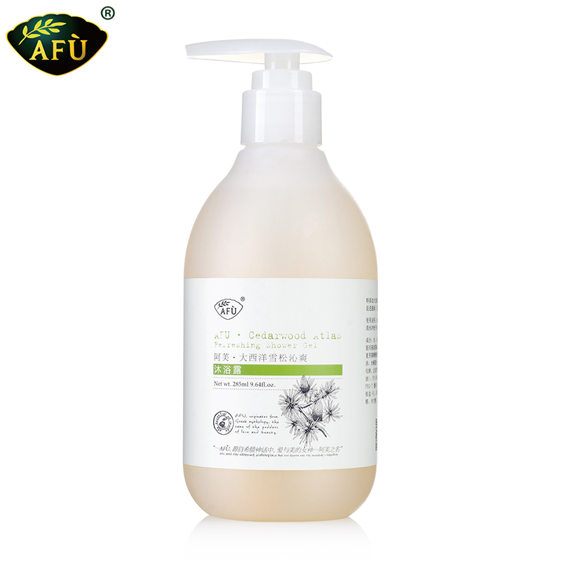 AFU阿芙大西洋雪松沁爽沐浴露285ml 清洁控油 清爽滋润 沐浴露