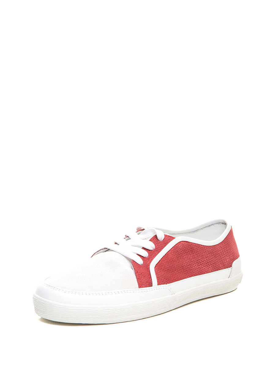 Dolce&Gabbana 珊瑚红拼白色网眼休闲鞋