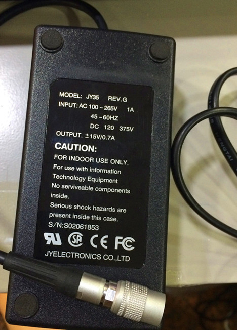 Power adapter JY45-dual output 15V0 7A adapter interface can be customized