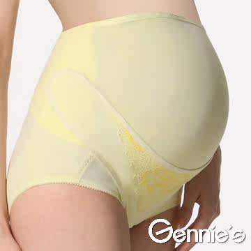 台湾官网直邮进口【Gennie’s奇妮】活动式棉质蕾丝护腰托腹裤