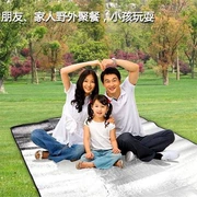 Ngoài trời hai mặt phim nhôm dày mat đơn đôi mở rộng dã ngoại lều cắm trại thảm cỏ không thấm nước - Thảm chống ẩm / Mat / Gối