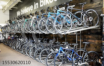 JCH312 new pint double-decker bike show shelf complete vehicle exhibition rack parking stand support set to be made