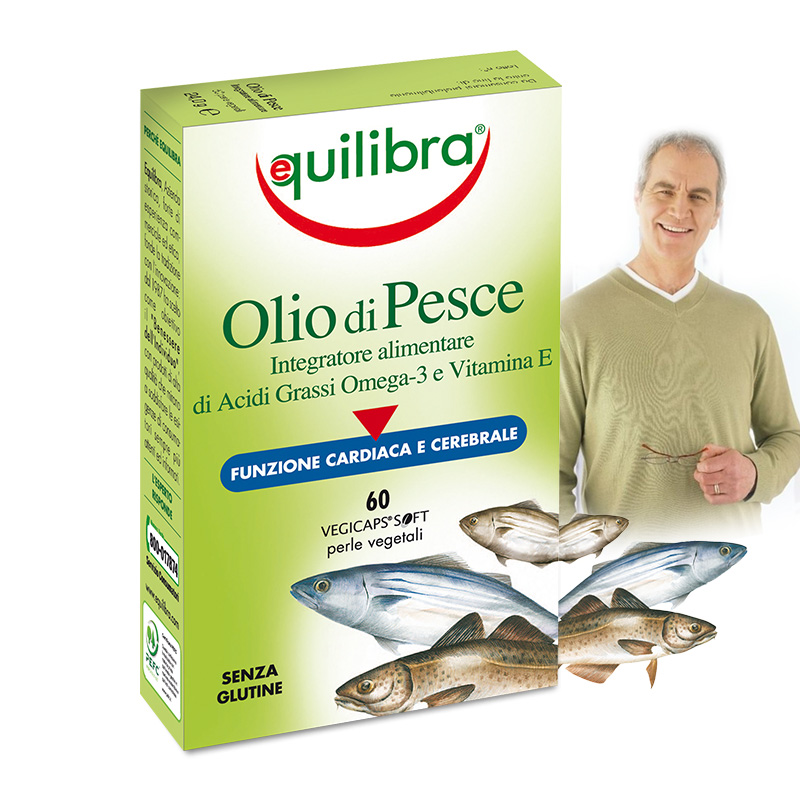 Equilibra 深海野生鱼油软胶囊60粒omega-3 降三高心脑血管保养