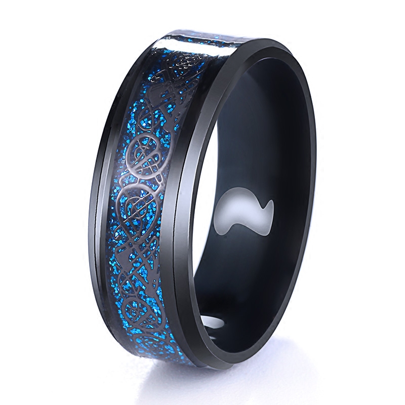 Bague homme OUTSTANDING     en Acier au titane - Ref 3089094 Image 3