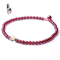 Phục hồi chức năng SpongeBob Vòng chân đỏ Vòng chân nữ Garnet Vòng chân nữ Handmade phong phú và yên bình lắc chân nữ inox