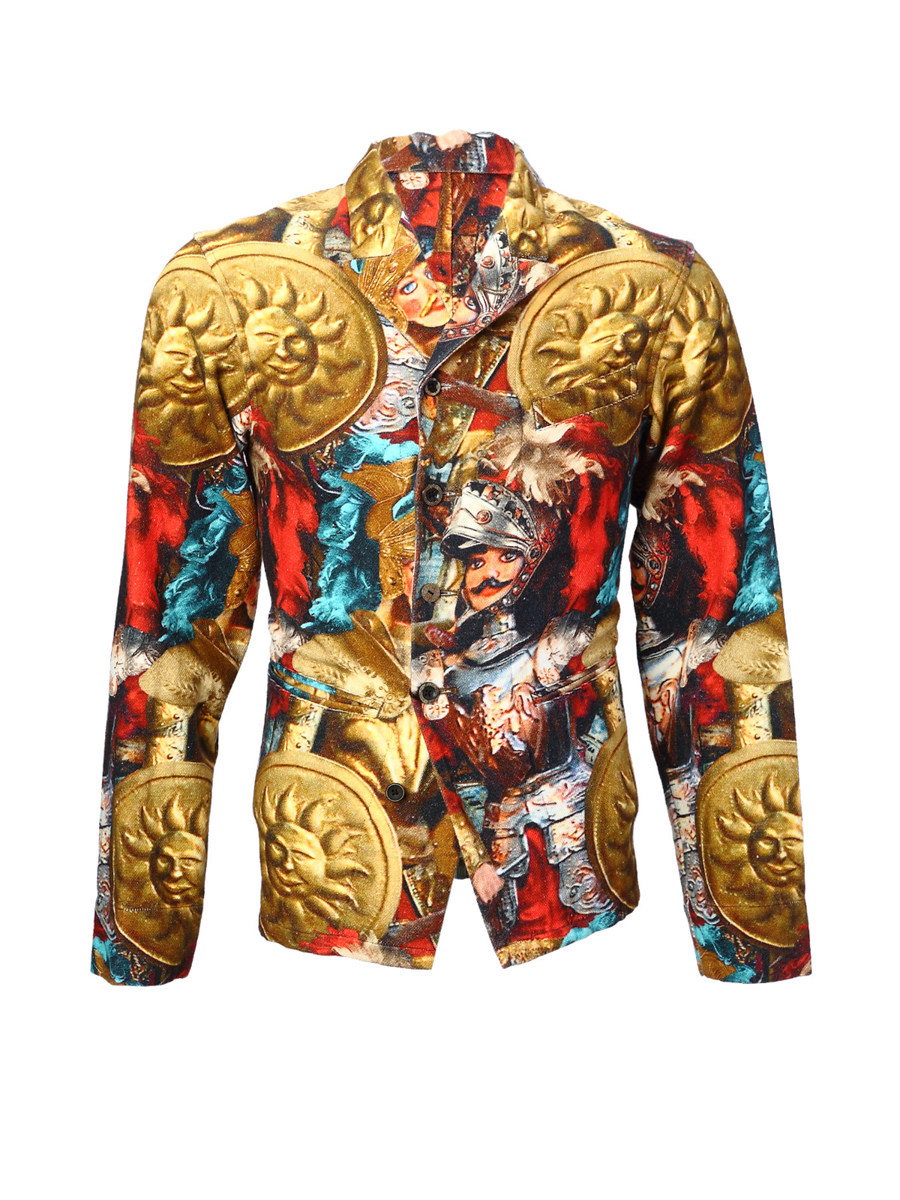 Dolce&Gabbana 彩色印花修身长袖外套