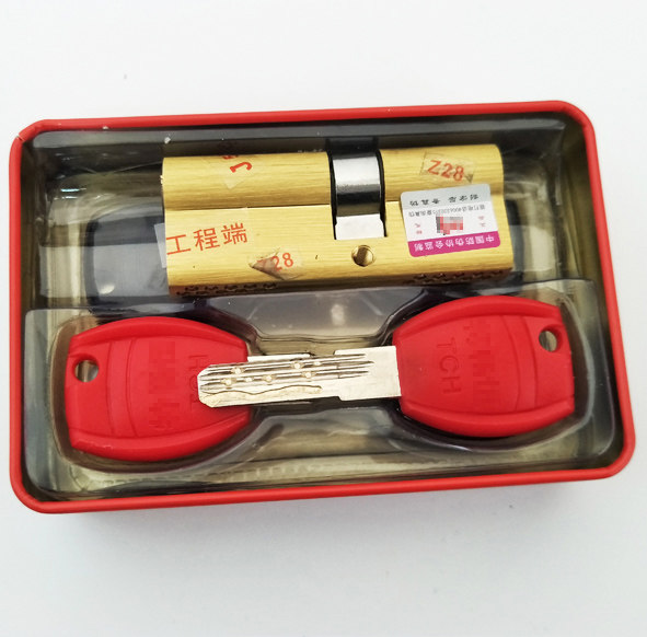 Double-row composite curve TCH iron case super-B grade all-copper security door lock core door lock upgrade into the door universal