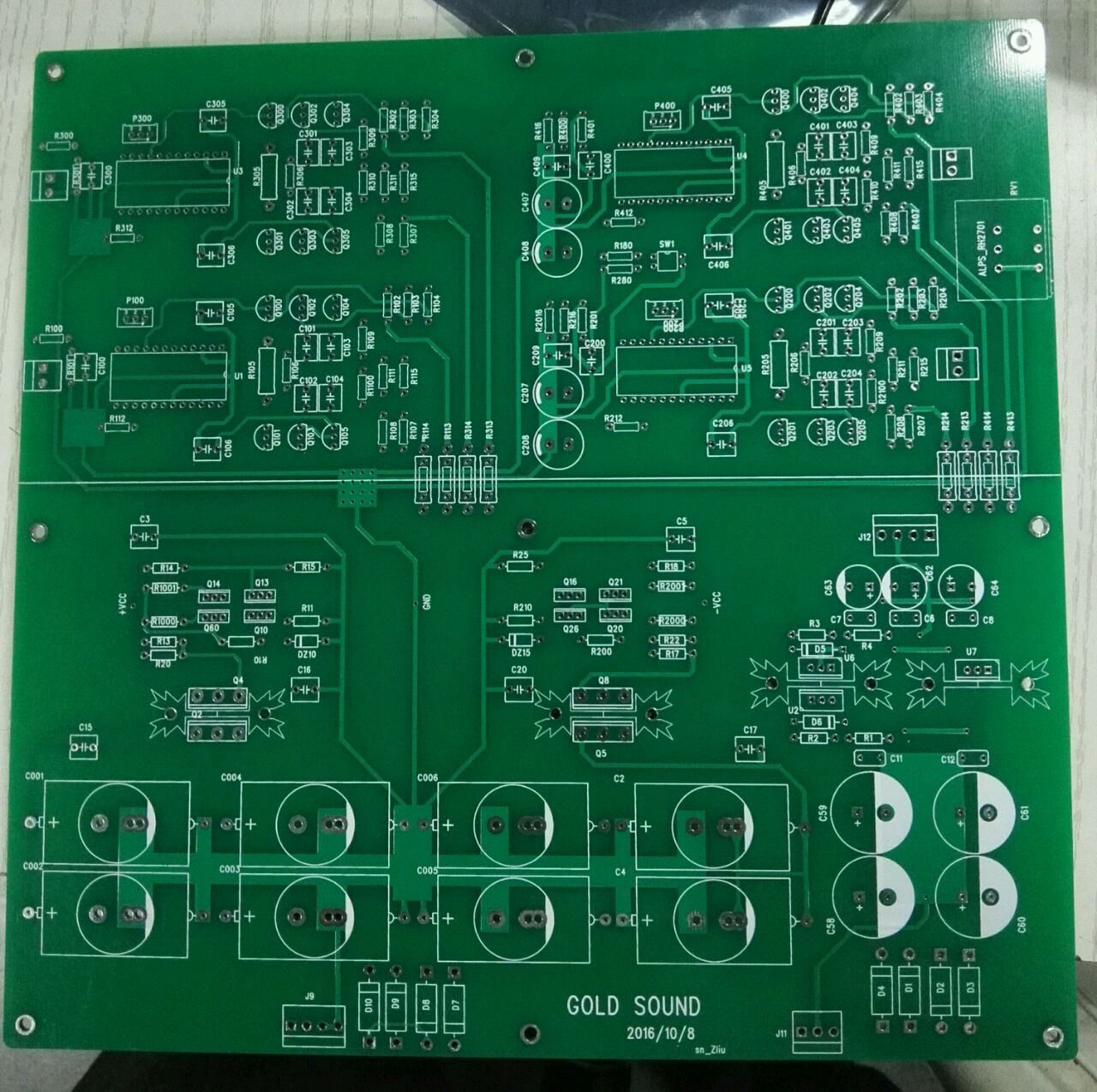 GOLDMUND 27 PRE-amplifier PCB(EMPTY BOARD)GOLDMUND 27 Pre-AMPLIFIER PCB (EMPTY BOARD) GOLDMUND 27 Pre-AMPLIFIER PCB (EMPTY BOARD) GOLDMUND 27 Pre-AMPLIFIER